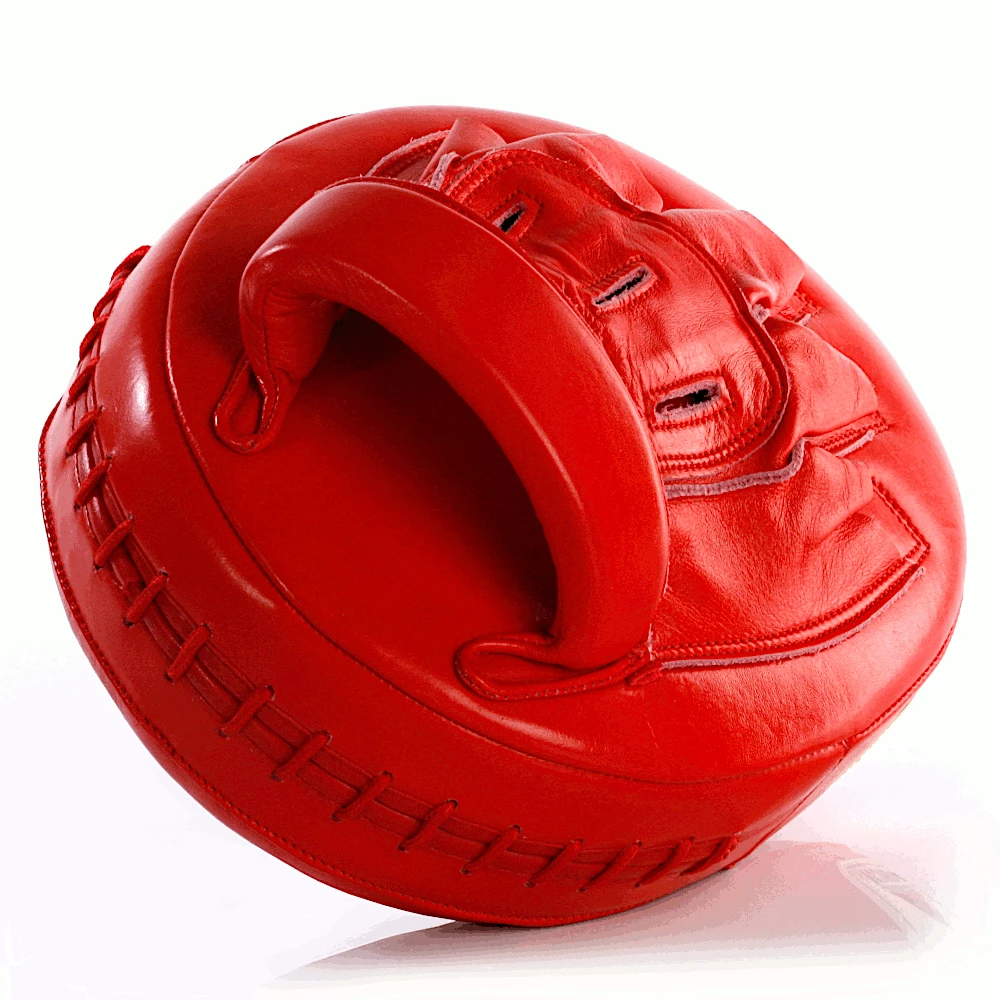 Punch Mexican Fuerte Ultra Air Leather Focus Pads PAIR - Red / White 8 Punch Mexican Fuerte Ultra Air Leather Focus Pads PAIR - Red / White