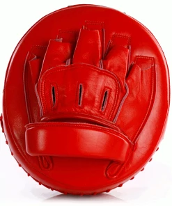 Punch Mexican Fuerte Ultra Air Leather Focus Pads PAIR - Red / White 27 Punch Mexican Fuerte Ultra Air Leather Focus Pads PAIR - Red / White