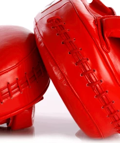 Punch Mexican Fuerte Ultra Air Leather Focus Pads PAIR - Red / White 23 Punch Mexican Fuerte Ultra Air Leather Focus Pads PAIR - Red / White