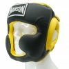 Madison Deluxe Full Face Headguard - Yellow Boxing