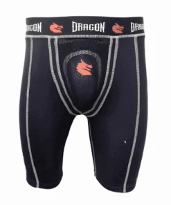 Morgan Dragon Compression Flex Shorts + TriFlex Groin Cup Guard Protector XS/S/M/L/XL MARTIAL ARTS