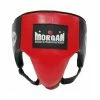 BOXING / MUAY THAI / MMA Morgan Platinum Leather Abdo Groin Guard Pad Protector [Blue/Red] Boxing / MMA