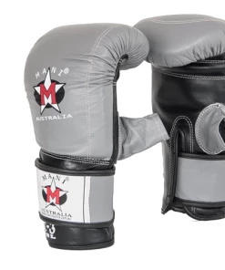 Mani Weighted Gel Pre-Curved Bag Mitts Boxing / MMA Training Gloves GREY BOXING / MUAY THAI / MMA