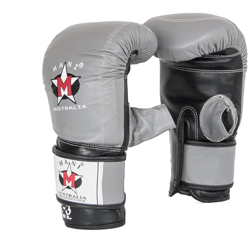 Mani Weighted Gel Pre-Curved Bag Mitts Boxing / MMA Training Gloves GREY BOXING / MUAY THAI / MMA 3 Mani Weighted Gel Pre-Curved Bag Mitts Boxing / MMA Training Gloves GREY BOXING / MUAY THAI / MMA
