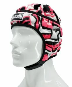 Madison Graffiti Headguard - Pink/Black Rugby League NRL
