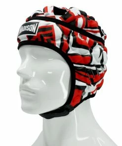Madison Graffiti Headguard - Red/black Rugby League NRL