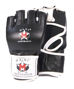 BOXING / MUAY THAI / MMA Mani MMA Leather Grappling Gloves Sparring / Training Gloves