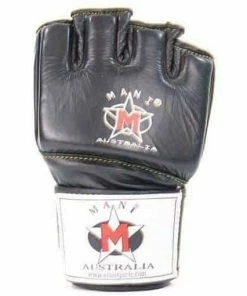 Mani MMA Leather Grappling Gloves Sparring / Training Gloves Flat Padding BOXING / MUAY THAI / MMA