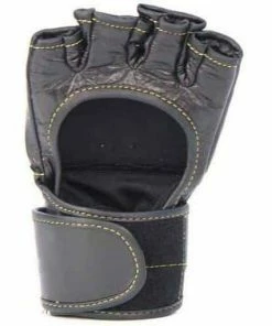Mani MMA Leather Grappling Gloves Sparring / Training Gloves Flat Padding BOXING / MUAY THAI / MMA