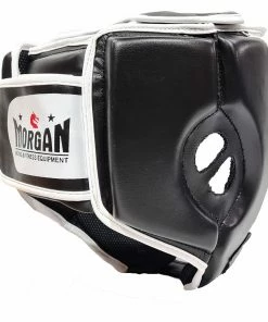 Morgan V2 Classic Open Face Sparring Head Guard Protector Gear Chin & Cheek