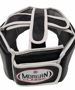Morgan V2 Classic Open Face Sparring Head Guard Protector Gear Chin & Cheek