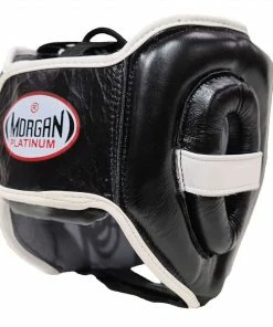 Morgan V2 Mexican Leather Heavy Duty Head Guard Gear Protector [S / M / L / XL] BOXING / MUAY THAI / MMA