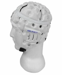 Madison Air Flo Headguard - White Rugby League NRL