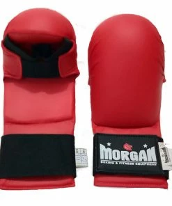Morgan WKF Style Karate Gloves Mitts Hand & Forearm Guards