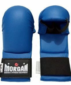 Morgan WKF Style Karate Gloves Mitts Hand & Forearm Guards