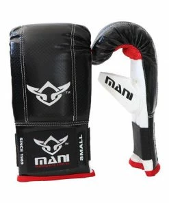 Mani Red & Black Head Start Series Bag Mitts Training Gloves BOXING / MUAY THAI / MMA