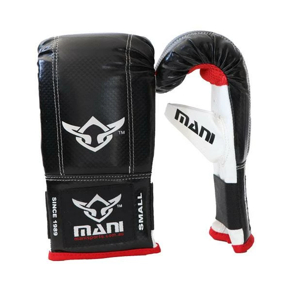 Mani Red & Black Head Start Series Bag Mitts Training Gloves BOXING / MUAY THAI / MMA 4 Mani Red & Black Head Start Series Bag Mitts Training Gloves BOXING / MUAY THAI / MMA