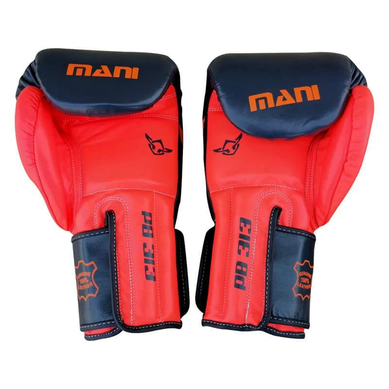 Mani Muay Thai Leather Boxing Gloves - Orange BOXING / MUAY THAI / MMA 4 Mani Muay Thai Leather Boxing Gloves - Orange BOXING / MUAY THAI / MMA