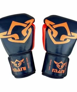 Mani Muay Thai Leather Boxing Gloves - Orange BOXING / MUAY THAI / MMA
