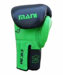 BOXING / MUAY THAI / MMA Mani Muay Thai Leather Boxing Gloves - Green 10 BOXING / MUAY THAI / MMA Mani Muay Thai Leather Boxing Gloves - Green