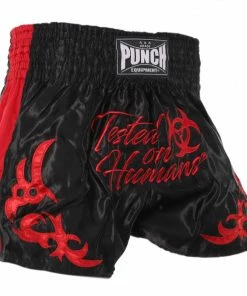 Punch Tested On Humans Muay Thai Shorts Blue/Green/Red/Black High Quality