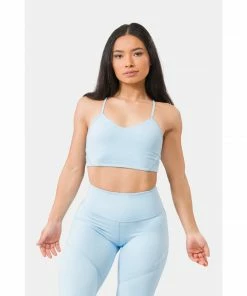 Sting Aurora Coral Infinity Womens Sports Bra - Blue