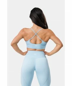 Sting Aurora Coral Infinity Womens Sports Bra - Blue