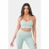 Sting Aurora Coral Infinity Womens Sports Bra - Mint Green