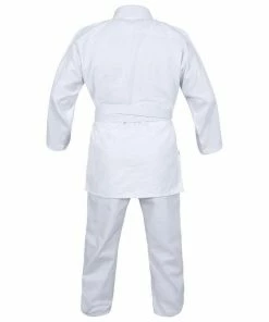 Morgan Dragon 1.5 (550sgm) White Judo Weave Uniform + Belt MARTIAL ARTS