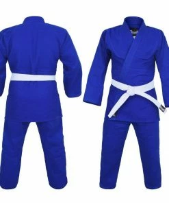 Morgan Dragon Blue 1.5 (550gsm) Judo Weave Uniform + Belt