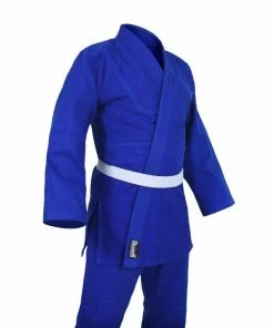 Morgan Dragon Blue 1.5 (550gsm) Judo Weave Uniform + Belt