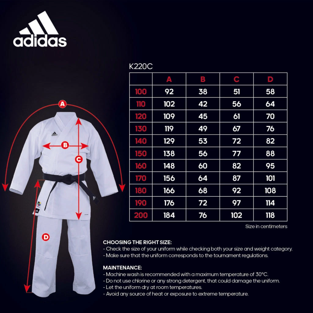 MARTIAL ARTS Adidas Junior K220C Club Gi Uniform With Climacool White 120cm-150cm 5 MARTIAL ARTS Adidas Junior K220C Club Gi Uniform With Climacool White 120cm-150cm