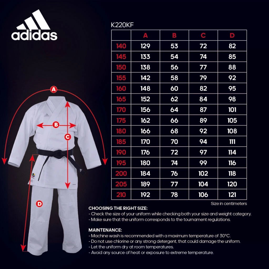 MARTIAL ARTS Adidas Karate Gi Uniform Kumite Fighter Junior Lightweight 7 MARTIAL ARTS Adidas Karate Gi Uniform Kumite Fighter Junior Lightweight