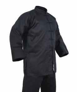 Morgan Yamasaki Kung Fu Uniform (Black Trim) - 10oz Gis