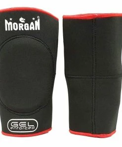 Morgan PAIR Gel Enforced Neoprene Knee Guard High Impact Pro Grade BOXING / MUAY THAI / MMA