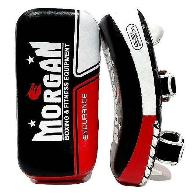 Morgan Endurance Gel Leather Curved Thai Pads (PAIR) 5 Morgan Endurance Gel Leather Curved Thai Pads (PAIR)