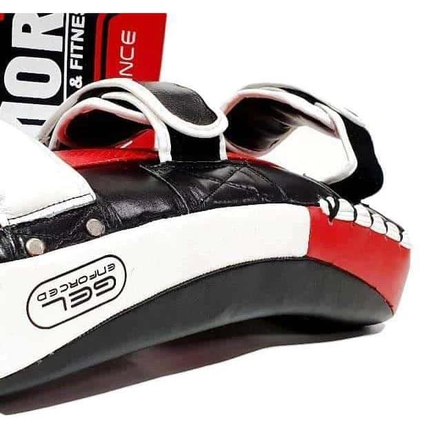 Morgan Endurance Gel Leather Curved Thai Pads (PAIR) 6 Morgan Endurance Gel Leather Curved Thai Pads (PAIR)