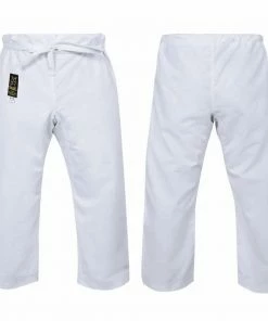 Morgan Yamasaki Gold Canvas Pants (White) - 14oz Gis
