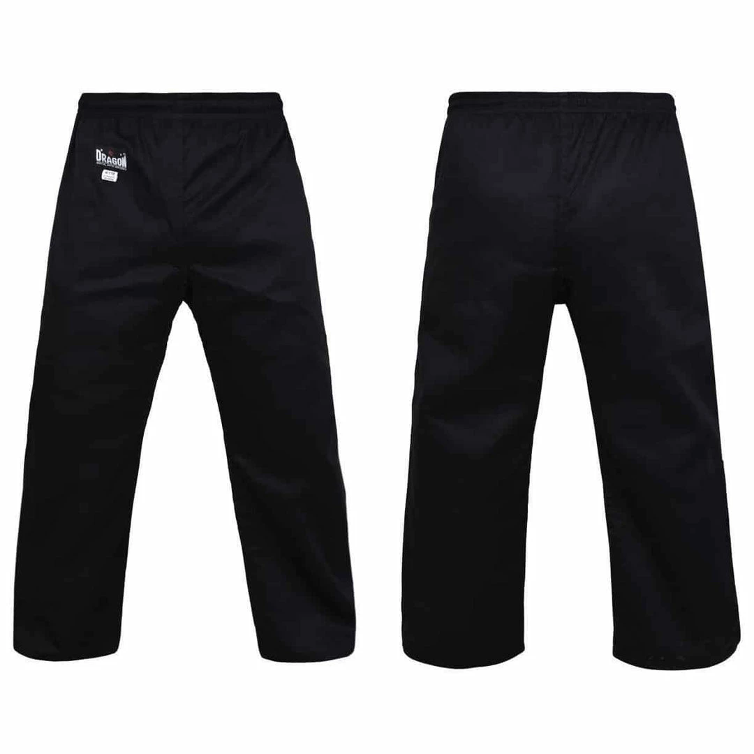 Morgan DRAGON Gi Martial Arts Pants (8oz) Black Gis 3 Morgan DRAGON Gi Martial Arts Pants (8oz) Black Gis