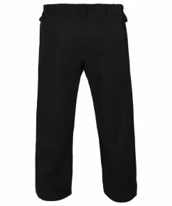 Morgan Yamasaki Gold Deluxe Brushed Canvas Karate Uniform (Black) - 14oz MARTIAL ARTS