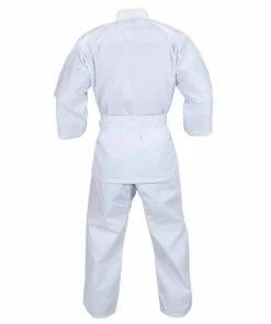 Morgan Kyokushinkai Intermediate White Uniform (8oz Poly-Cotton) + Belt
