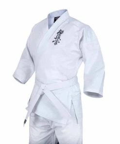 Morgan Kyokushinkai Intermediate White Uniform (8oz Poly-Cotton) + Belt