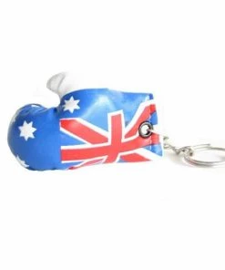 Mani Australian Flag Boxing Glove Novelty Keyring Keychain MKR-101