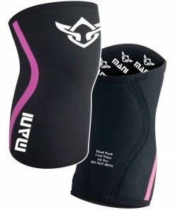 BOXING / MUAY THAI / MMA MANI Pink Knee / Elbow Weight Lifting Fitness Gym Sleeve Guard Protection