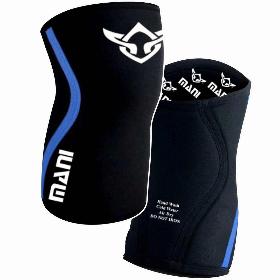MANI Blue Knee Elbow Weight Lifting Fitness Gym Sleeve Guard Protection MKWS-100 BOXING / MUAY THAI / MMA 3 MANI Blue Knee Elbow Weight Lifting Fitness Gym Sleeve Guard Protection MKWS-100 BOXING / MUAY THAI / MMA