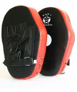 BOXING / MUAY THAI / MMA Mani Classic Leather Focus Pad Boxing MMA Training MFP-104