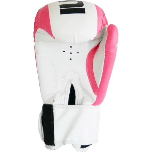 Mani Womens TUFFX Boxing Gloves - Pink & White 4 Mani Womens TUFFX Boxing Gloves - Pink & White