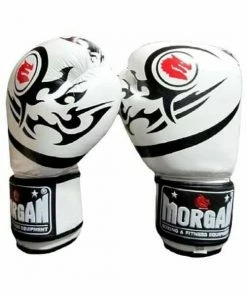Morgan Elite Boxing & Muay Thai Leather Gloves 8-12 & 16oz