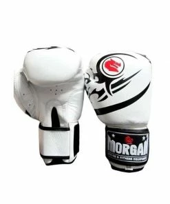 Morgan Elite Boxing & Muay Thai Leather Gloves 8-12 & 16oz