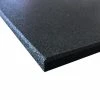 Mani Rubber Gym Tiles Commercial Floor Mats 100x100x1.5cm - Black